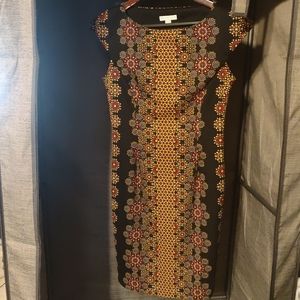Symmetrical Patterned Dress